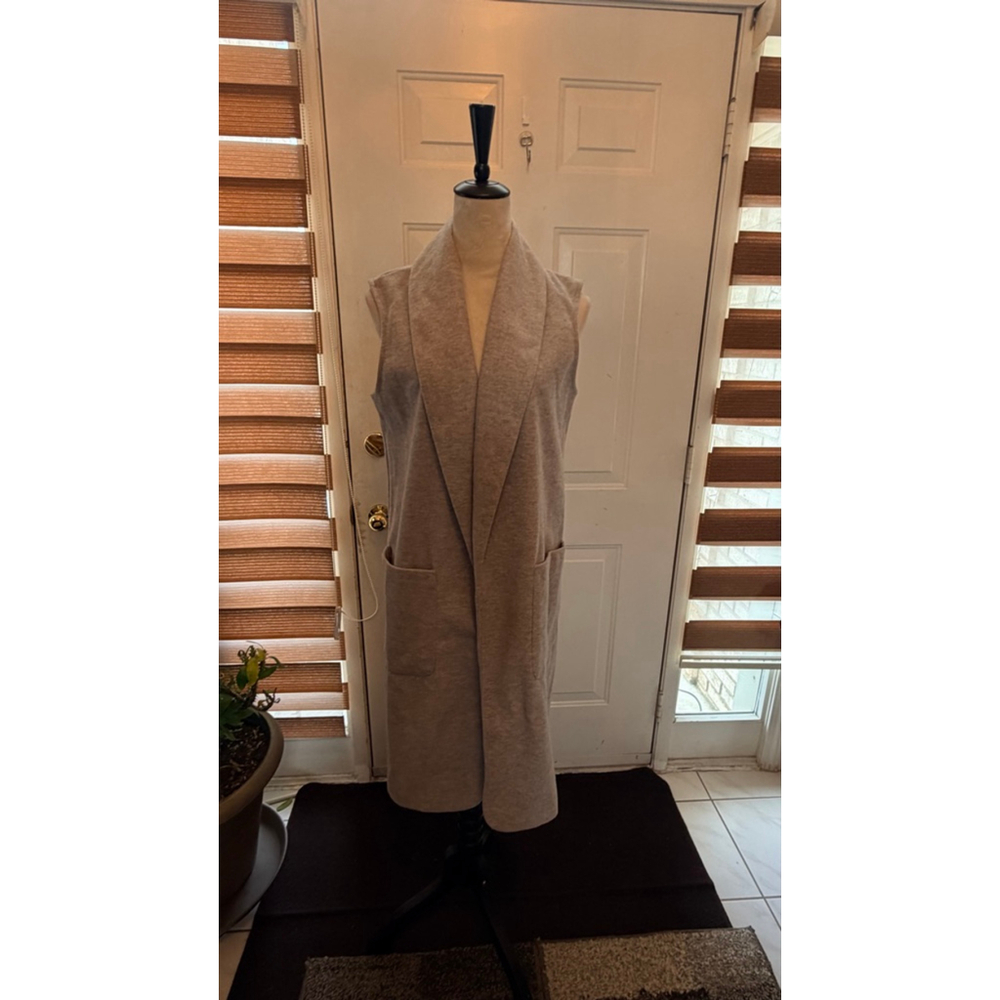 Women's Joie Gray Sleeveless Vest M